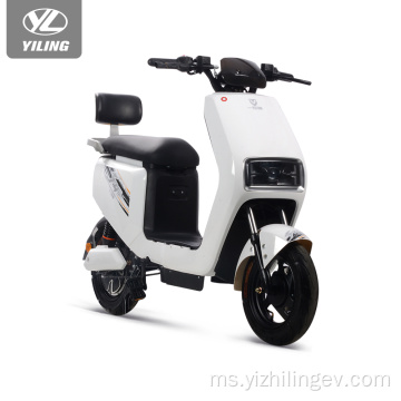 350W 500W Portable Electric Moped E - Bike dengan kotak penghantaran